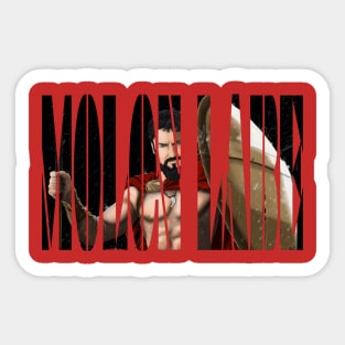 Leonidas Molon Labe Sticker